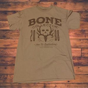 Bone Collector Brand Hunting Logo Shirt Real Tree Mossy Oak Skull Join Us